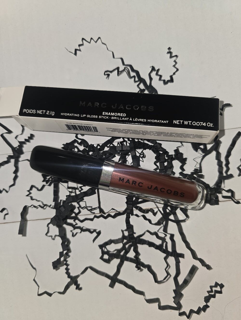 DISCONTINUED Marc Jacobs Enamored Hydrating Lip Gloss Stick in Black Cherry Baby